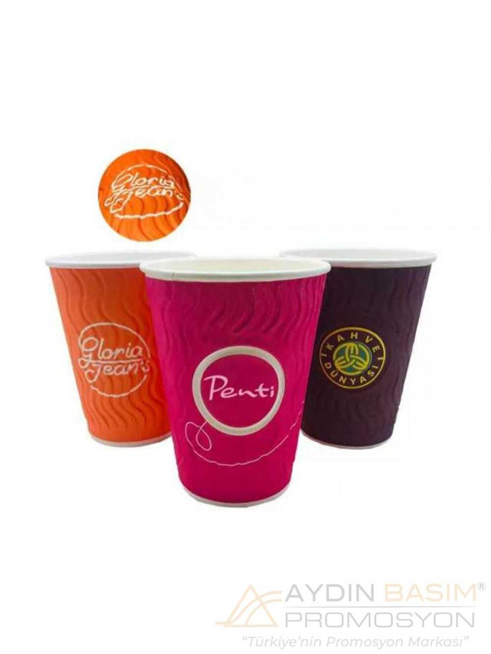3D Paper Cup 8 Oz Double Wall - aydinbasim.com